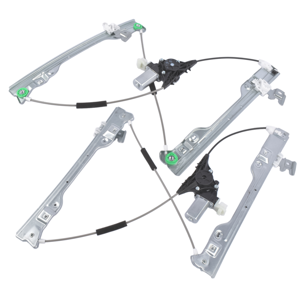 玻璃升降器 2Pcs Front Left and Right Window Regulator with Motor Fit for Nissan Altima Sedan 2.5L L4 3.5L V6 2007-2012-4