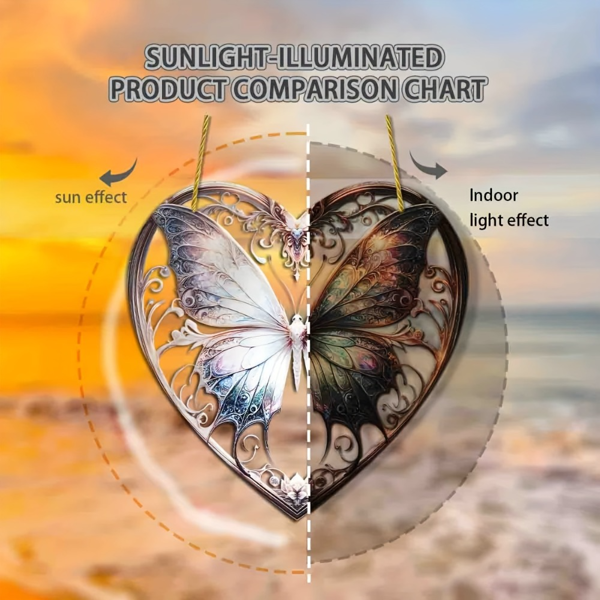 CIFbuy TikTok和temu平台自提亚克力彩色蝴蝶花园窗饰家居装饰节日礼物-7