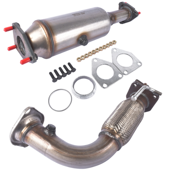 三元催化器 Stainless Steel Front Flex Pipe & Catalytic Converter Replacement for Honda Accord 2.4L 2003-2007 6H28826