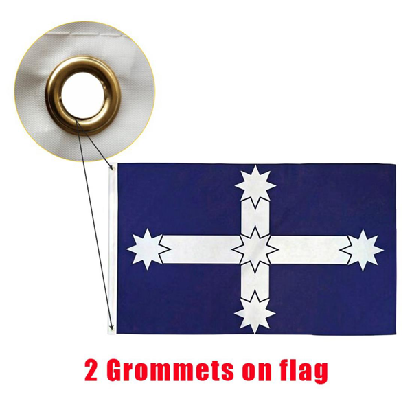 2件 90x60 厘米澳大利亚“尤里卡”旗帜 3 x 2 英尺 室外悬挂式澳大利亚旗帜-3