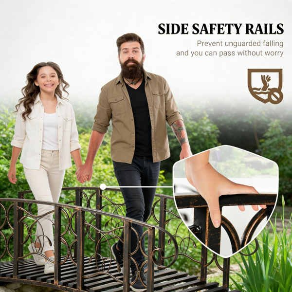 花园桥弧形人行天桥-5