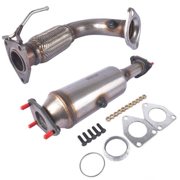三元催化器 Stainless Steel Front Flex Pipe & Catalytic Converter Replacement for Honda Accord 2.4L 2003-2007 6H28826-4