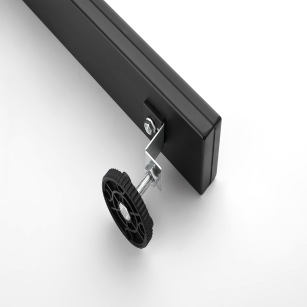 32英寸线性淋浴地漏，带二合一平面/嵌砖两用可拆卸盖板，304不锈钢材质，配毛发过滤网与调平脚，哑光黑色-7