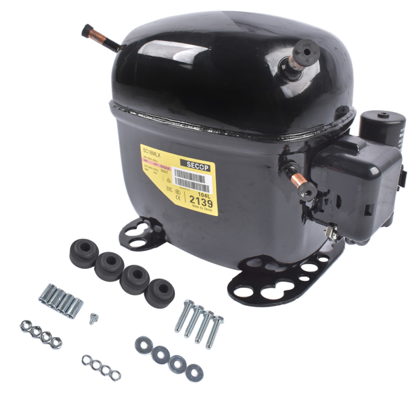 制冷压缩机 SC18MLX 104L2139 Black Refrigeration Compressor R404a R507 220-240V 50Hz 1 Phase for Ice Machines Refrigeration Equipment-7