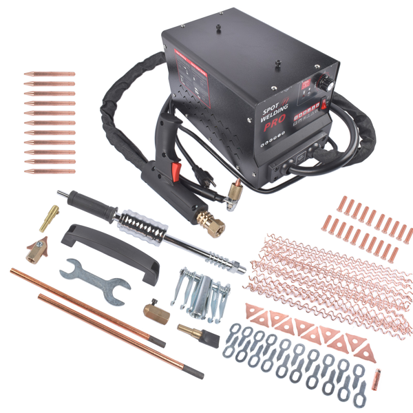 修复机 Spot Welder Dent Puller Machine Car Body Stud Dent Repair Kit 110V 3500W 6 Welding Modes-2