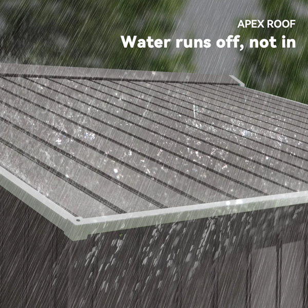 室外花园储物棚工具房-7