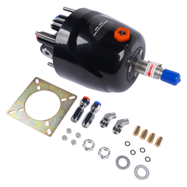 液压转向舵 HH4314-3 Front Mount Helm 1.4Cu Hydraulic Outboard Steering Pump Fit for Standard Marine w/ Mounting Plate-5