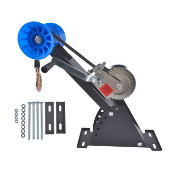 拖车挂接装置 Adjustable Boat Trailer Winch Stand with Roller - Universal Winch Mount Post for 3\\" to 4\\" Wide x 4\\" High Trailer Tongues, 1200 lbs Marine Winch Support with Tow Strut & Quick-Install Design