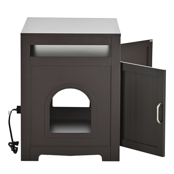 大型木质猫砂盆屋-19