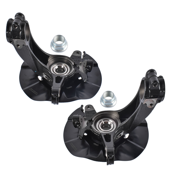 转向节总成 2PCS Front Left & Right Steering Knuckle & Wheel Hub Bearing Assembly Replacement for Honda Civic EX LX EX-L 2017-2020 51216-TET-H00 51211-TET-H00-2