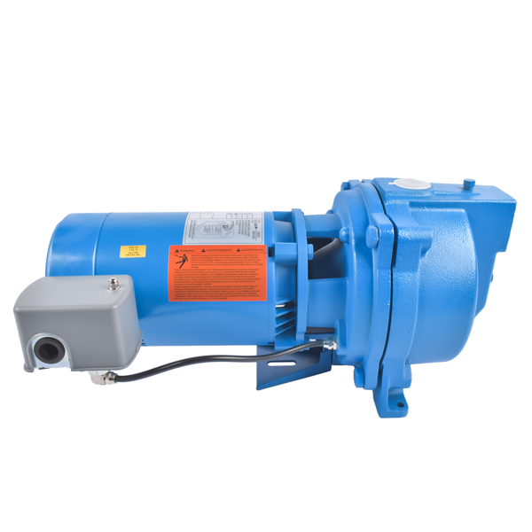 喷射泵 J5S 1/2 HP 115/230 V Cast Iron Shallow Water Well Jet Pump 3500 RPM Blue-2