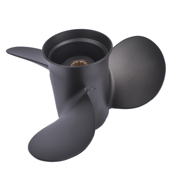 螺旋桨 Black Propeller 9.9x12 Fit for Mercury Outboard Engines Tohatsu Nissan Outboard Engines MFS NSF 25/30 4 ST