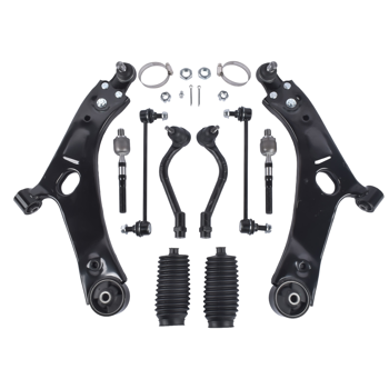 控制臂 10× Front Lower Control Arm Ball Joint Fit for 2010-2013 Hyundai Tucson 2011-2013 Kia Sportage 2.0L 2.4L L4 Sport Utility 4-Door CMS901211 CMS901210