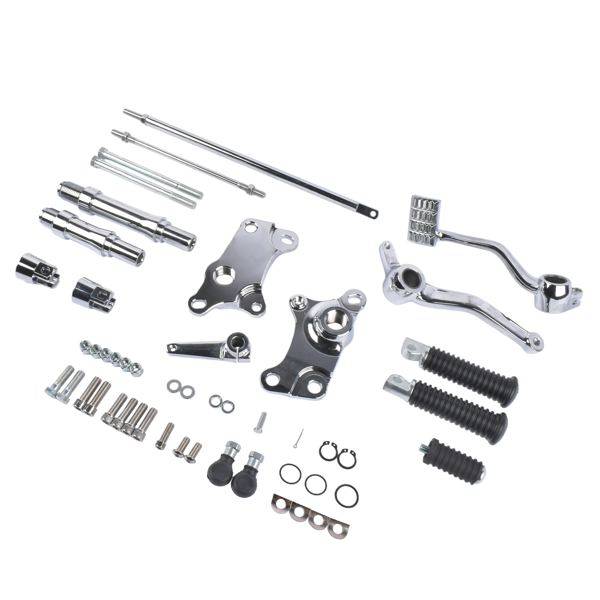 前置脚踏 Forward Controls Pegs Lever Linkages Front Left & Right Fit for Harley Sportster 883 1200-3