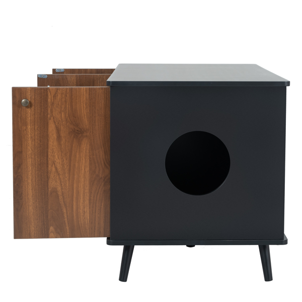 大型木质猫砂盆屋-13