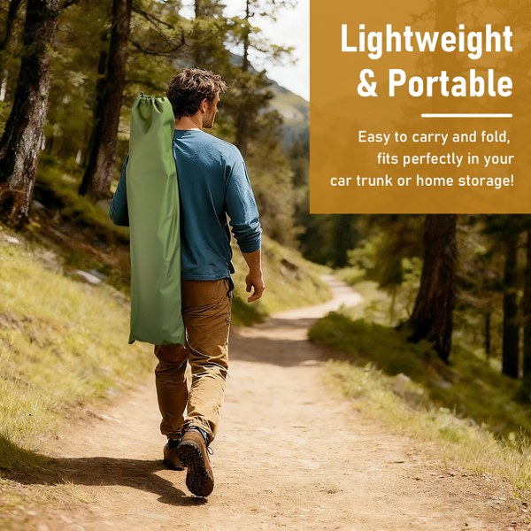 【旧编码：27860141】RHB-03A便携式折叠帆布铝管野营露宿床 行军床 军绿色-19