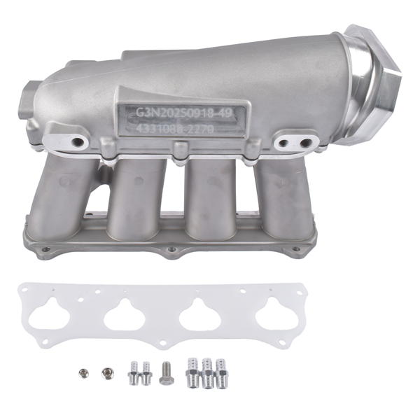 进气歧管 Ultra Street Intake Manifold Kit Replacement for Honda K-Series K20A/A2/A3 K20Z1 K24A1/A4 Engines, 2002-2006 Acura RSX-6