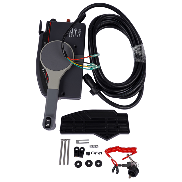 控制盒 Remote Control Box 703-48272-12 Fit for Yamaha Outboard 10 Pin Right Pull Throttle-5