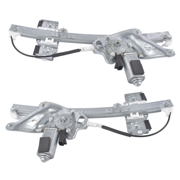 玻璃升降器 Set of 2 Window Regulator Front Left and Right wih Motor Fit For Buick LeSabre Sedan Custom Limited V6 3. 8L 2000-2005 Bolt On Metal/Plastic 15231241 741-762 15231240 741-761-1