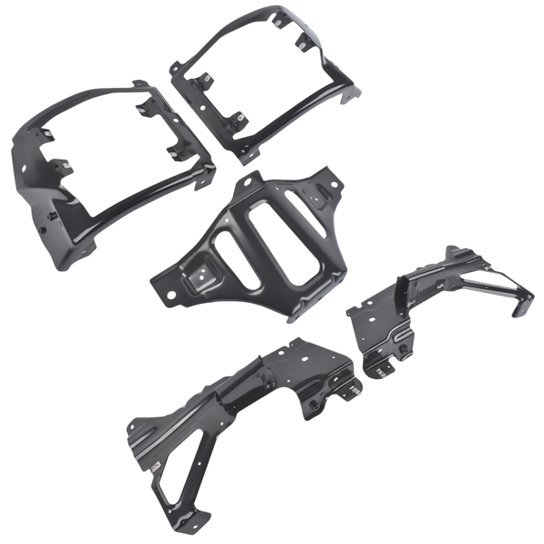 前保险杠支架套装 Front Bumper Support & Mount Bracket Set Fit for Chevy Silverado 1500 Pickup 2016-2018 13932736-6