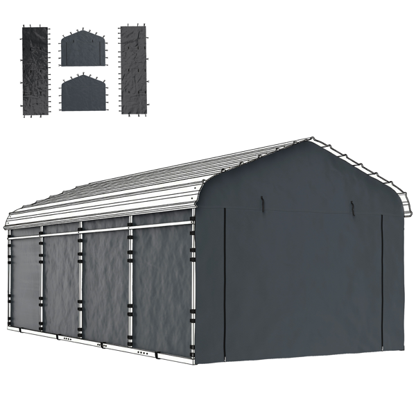 车棚更换侧壁板（周末不发货）-3