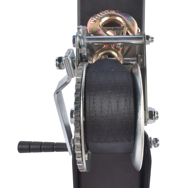 拖车挂接装置 Adjustable Boat Trailer Winch Stand with Roller - Universal Winch Mount Post for 3" to 4" Wide x 4" High Trailer Tongues, 1200 lbs Marine Winch Support with Tow Strut & Quick-Install Design-8