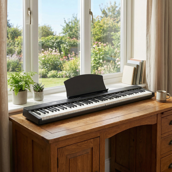 【AM不售卖】GPP-204/Y202 磁吸 88键半重锤键盘带蓝牙 便携式 黑色 电钢琴 美国-15