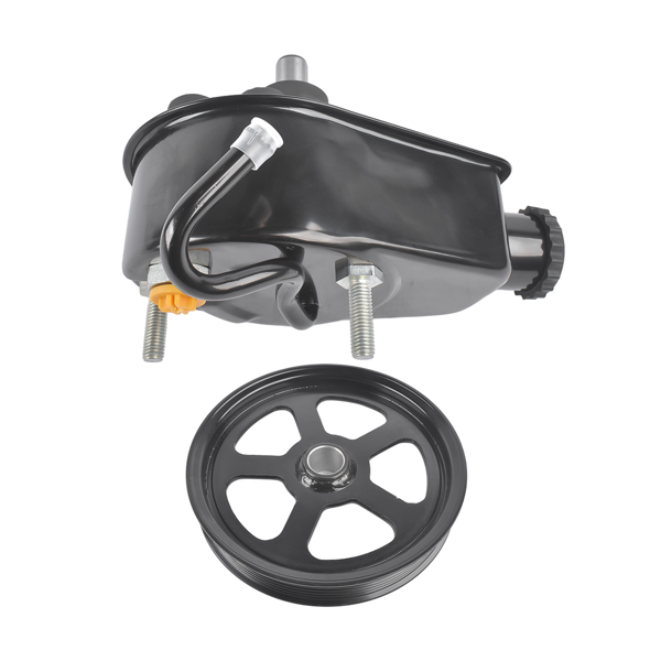 转向助力泵 Power Steering Pump with Pulley Fit for Chevrolet Blazer C1500 C2500 K1500 K2500 Suburban Black-1