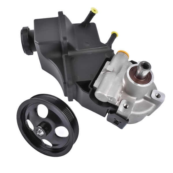 转向助力泵 Power Steering Pump Fit for Chevrolet Silverado GMC Sierra 2500 3500 HD V8 6.6L 2011-2015 with Reservoir and Pulley Aluminum 19209150 20-5000R 20953568-9