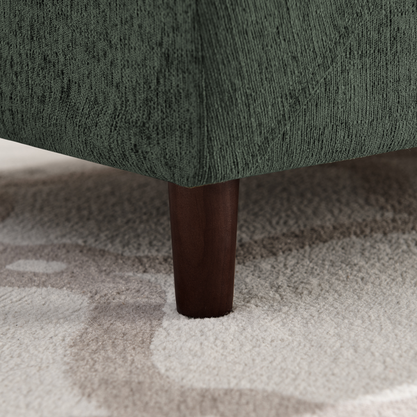 带靠背和扶手的宠物沙发，现代简约长方形宠物沙发，适合小型和中型犬，柔软舒适的坐垫，橄榄绿色。-8