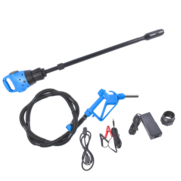 电动鼓泵 120V AC/12V DC Electric Drum Pump 55 Gallon w/ Built-in 2-Inch Bung Adapter 5 Gallons Per Minute Flow Rate for DEF Diesel Water Antifreeze-3