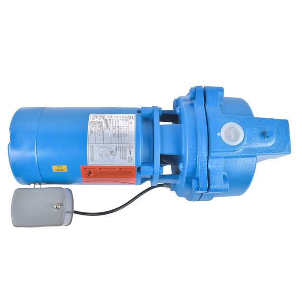 喷射泵 J5S 1/2 HP 115/230 V Cast Iron Shallow Water Well Jet Pump 3500 RPM Blue-8
