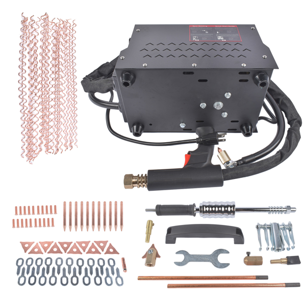 修复机 Spot Welder Dent Puller Machine Car Body Stud Dent Repair Kit 110V 3500W 6 Welding Modes-4