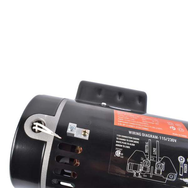 泳池水泵电机 Motor and Seal Replacement Kit 1-1/2 HP B2842 Motor PS-1000 Seal Kit 3450 RPM-10