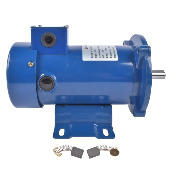 直流电机 DC Motor Permanent Magnet 1/4HP 56C 90V/1750RPM TEFC with Removable Base F Insulation Class-7