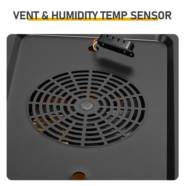 TW-24 美规 孵化器 110V 120W 方形24~36枚（单层） PP 黄色上盖透明机身  LED照蛋功能 全自动翻蛋 华氏度温湿度设置 天数设置 性价比款-6