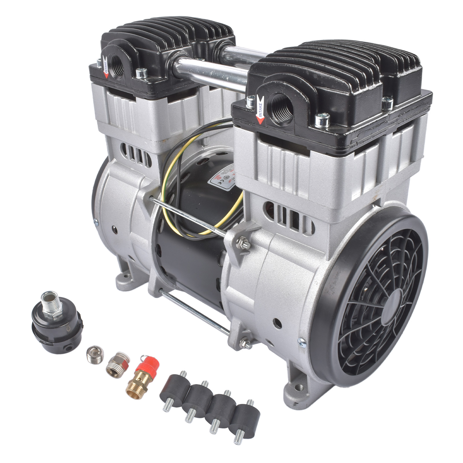 Electric Air Compressor SP-9421 2HP 220V Dual Piston 150PSI 6.40CFM Oil-Lube view 5