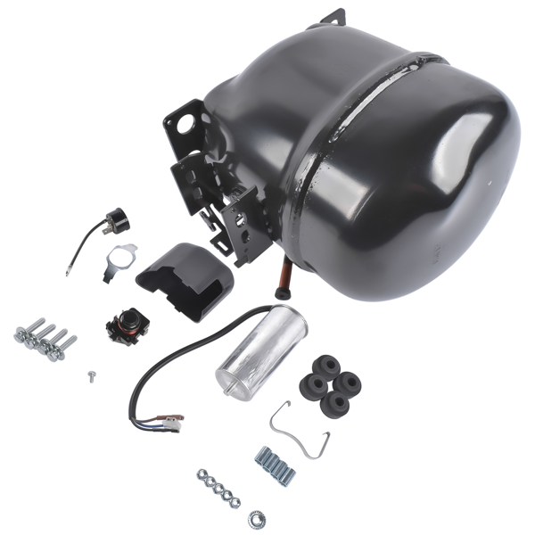 制冷压缩机 R-134A Refrigeration Compressor 220-240 Voltage 50Hz 1-Phase 1/2HP for Refrigeration Equipment AE4450Y-AA1A-4