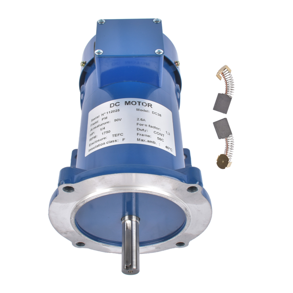 直流电机 DC Motor Permanent Magnet 1/4HP 56C 90V/1750RPM TEFC with Removable Base F Insulation Class-6