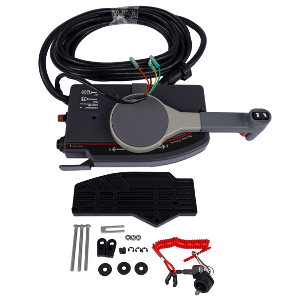 控制盒 Remote Control Box 703-48272-12 Fit for Yamaha Outboard 10 Pin Right Pull Throttle-1