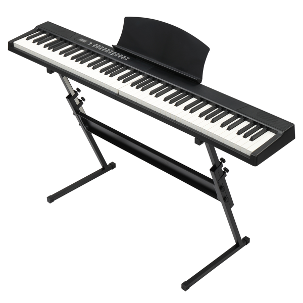 【AM不售卖】GPP-204/Y202 磁吸 88键半重锤键盘带蓝牙 便携式+Z型支架 黑色 电钢琴 美国-3
