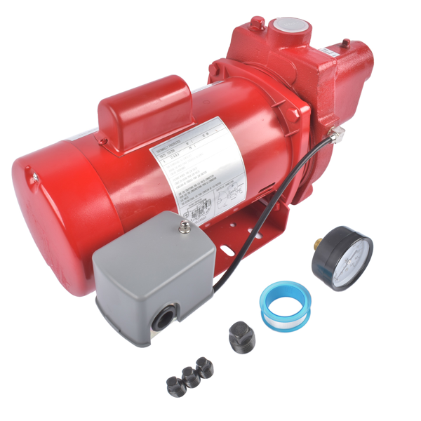 喷射泵 Cast Iron Shallow Well Jet Pump RJS-100-PREM, 1 HP 23 GPM 65 PSI 115/230 V-7