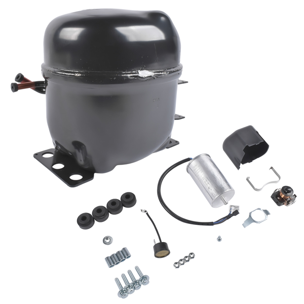 制冷压缩机 Hermetic Refrigeration Compressor Black 220-240V 50Hz 1/3 HP 1 Phase AEA2413YXA-3