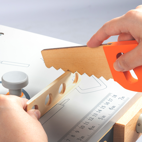 木质 时钟工具台 木质过家家套装-20