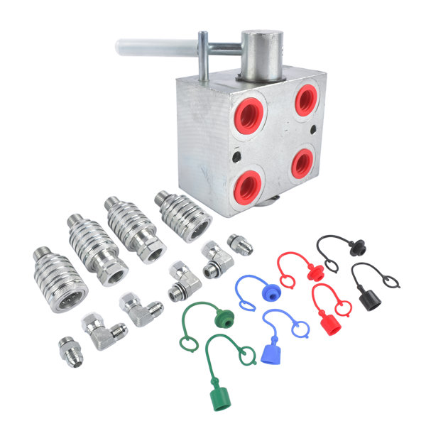 手动液压倍增器 Hydraulic Multiplier Assembly 3 Port 20 GPM 3000 PSI O-Ring Boss NPT Connection-4