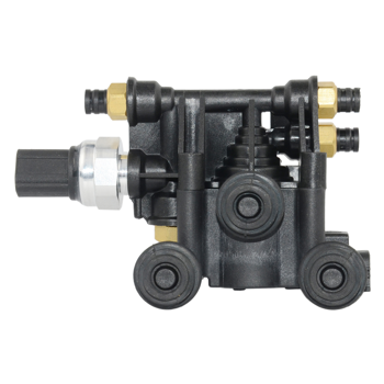 打气泵分配阀 New Air Suspension Reservoir Tank Valve Block Replacement for Range Rover LR3 LR4 RVH000046