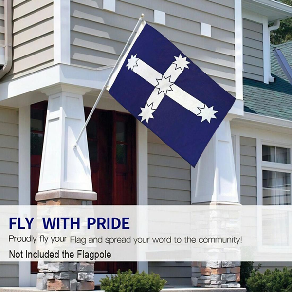 2件 90x60 厘米澳大利亚“尤里卡”旗帜 3 x 2 英尺 室外悬挂式澳大利亚旗帜-9