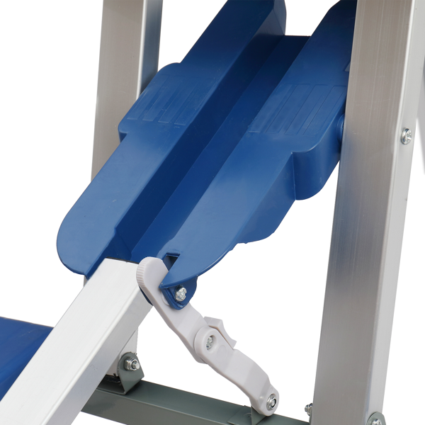 【同款编码：01976802】蓝色 塑料 野营连体桌椅 桌椅连体 135.5*83*65.5cm 50kg-26