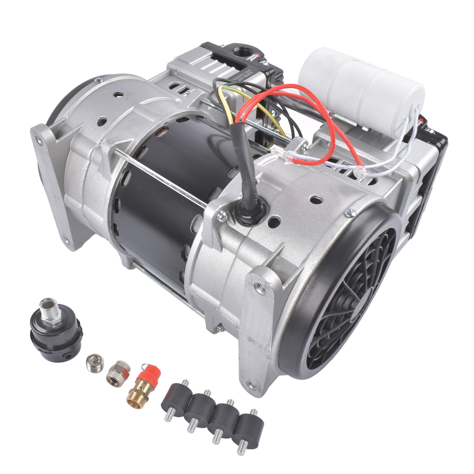 SP-9421 Air Compressor 2HP 110V 24Gallon Silent 70dB Oil-Free Piston Compressor view 3