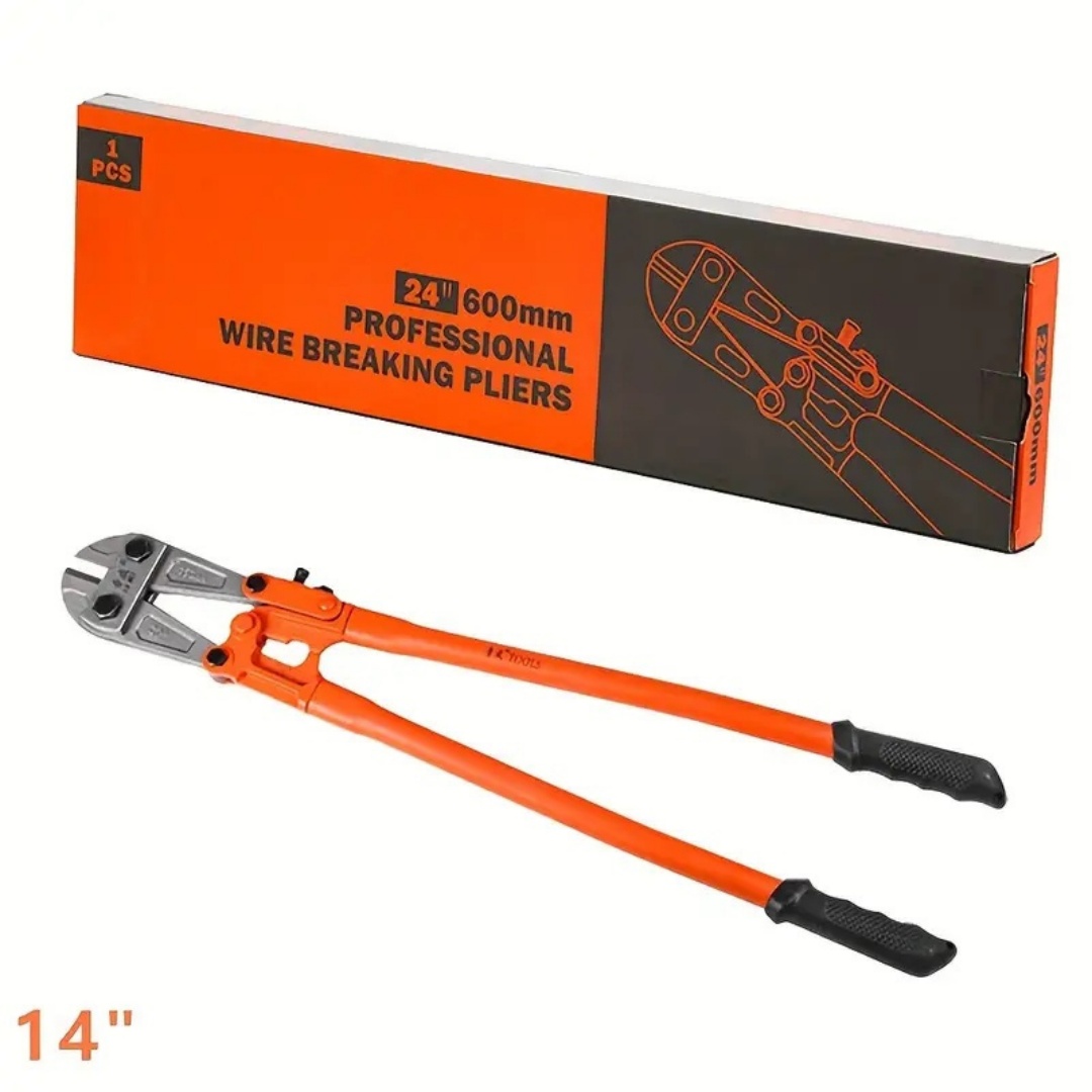Heavy-Duty Mini Bolt Cutter 14″ for Cutting Fence, Steel Wire, Small Chain, Screws, and Rivet view 1
